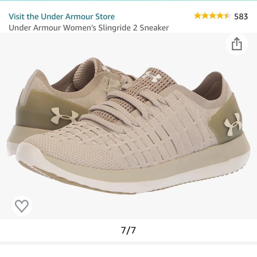 Like new Slingride 2 Under Armour Shoes!